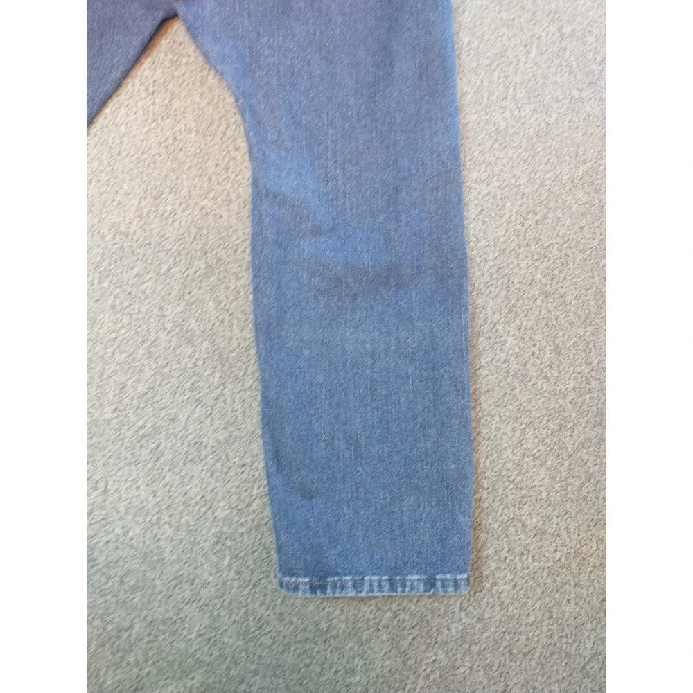 Wrangler Hero Authentic Mens Blue Straight Leg Jeans 38x31 Medium Wash 97T01VR
